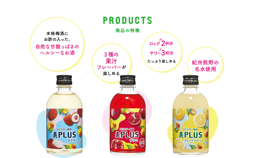 PRODUCTS 商品の特徴