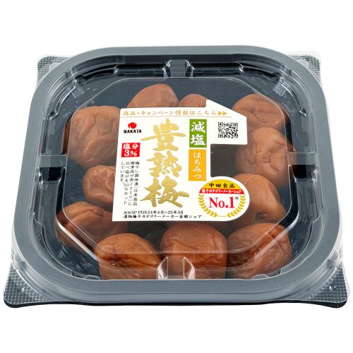 梅花10 豊熟梅 減塩 はちみつ | 中田食品株式会社